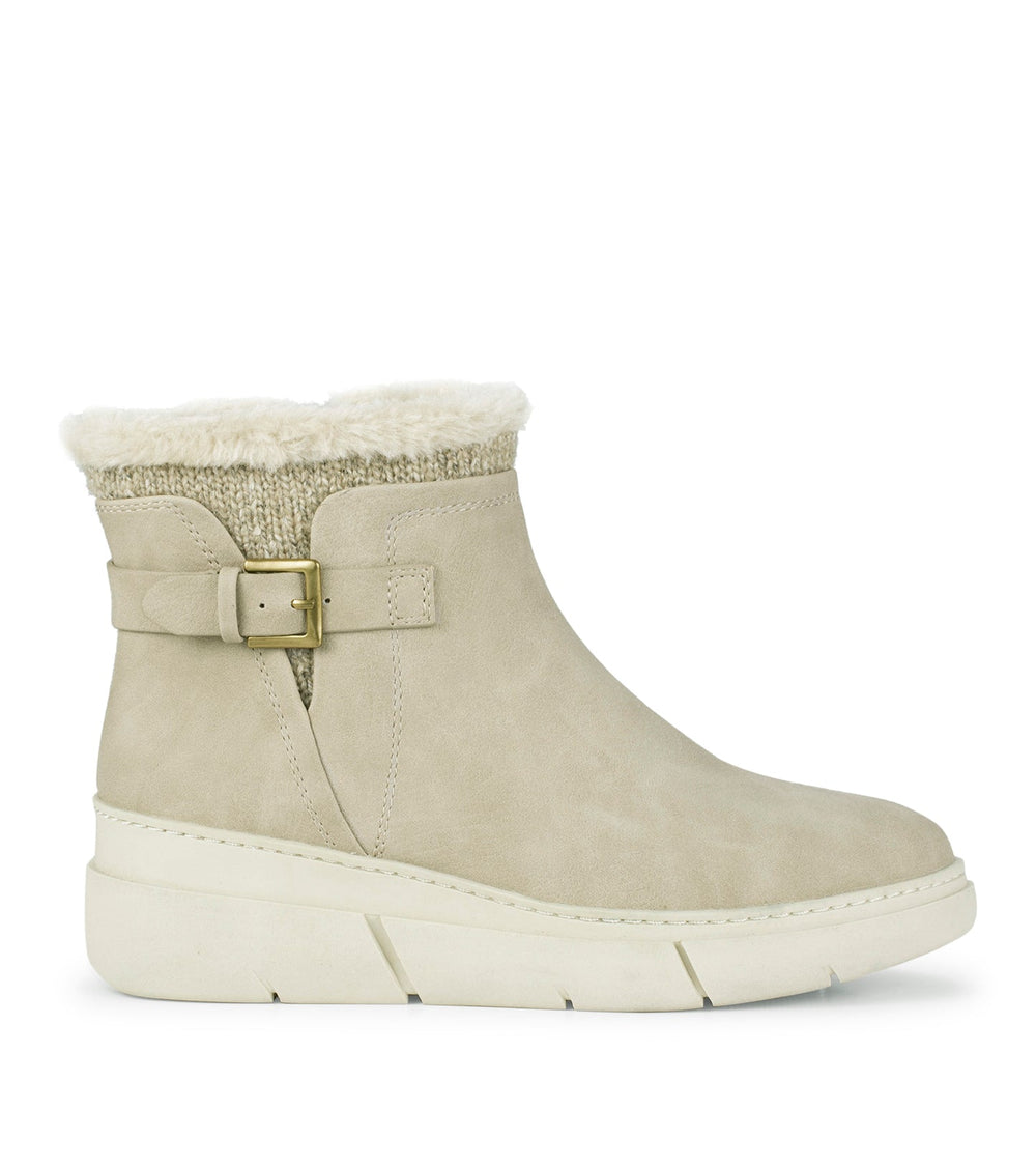 Baretraps Lanney Wedge Bootie Taupe