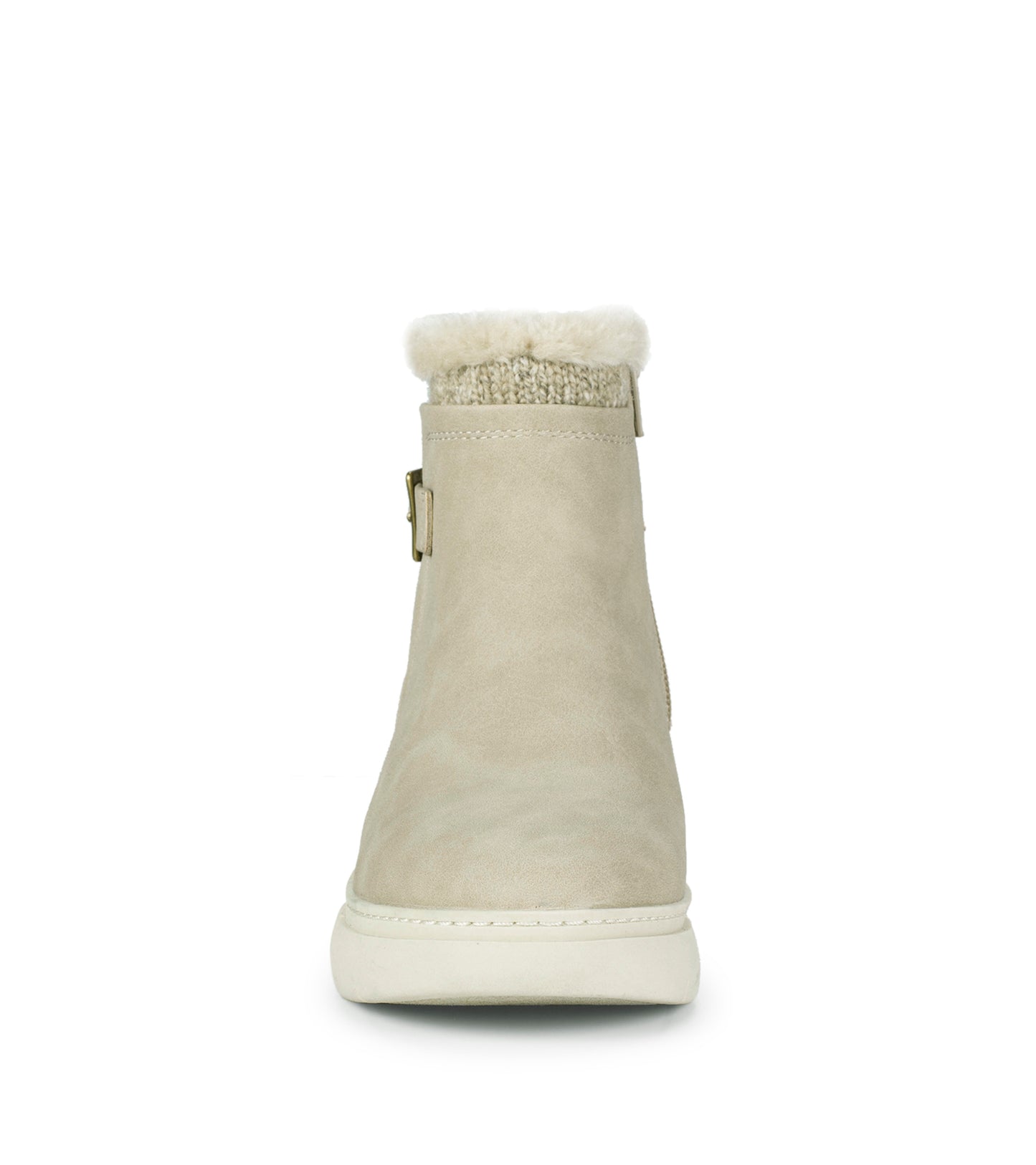 Baretraps Lanney Wedge Bootie Taupe