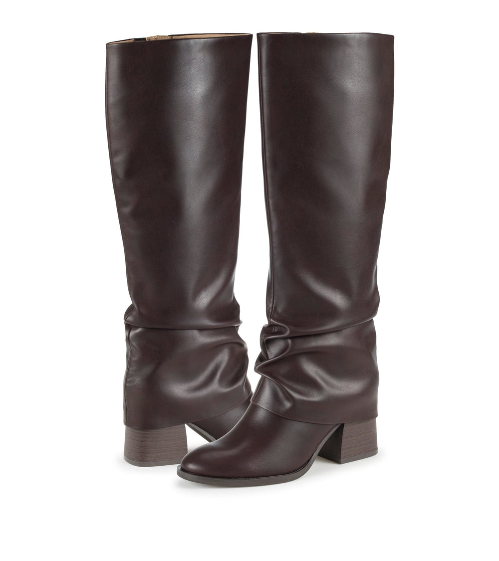 Baretraps Dia Wide Calf Tall Boot Dark Brown