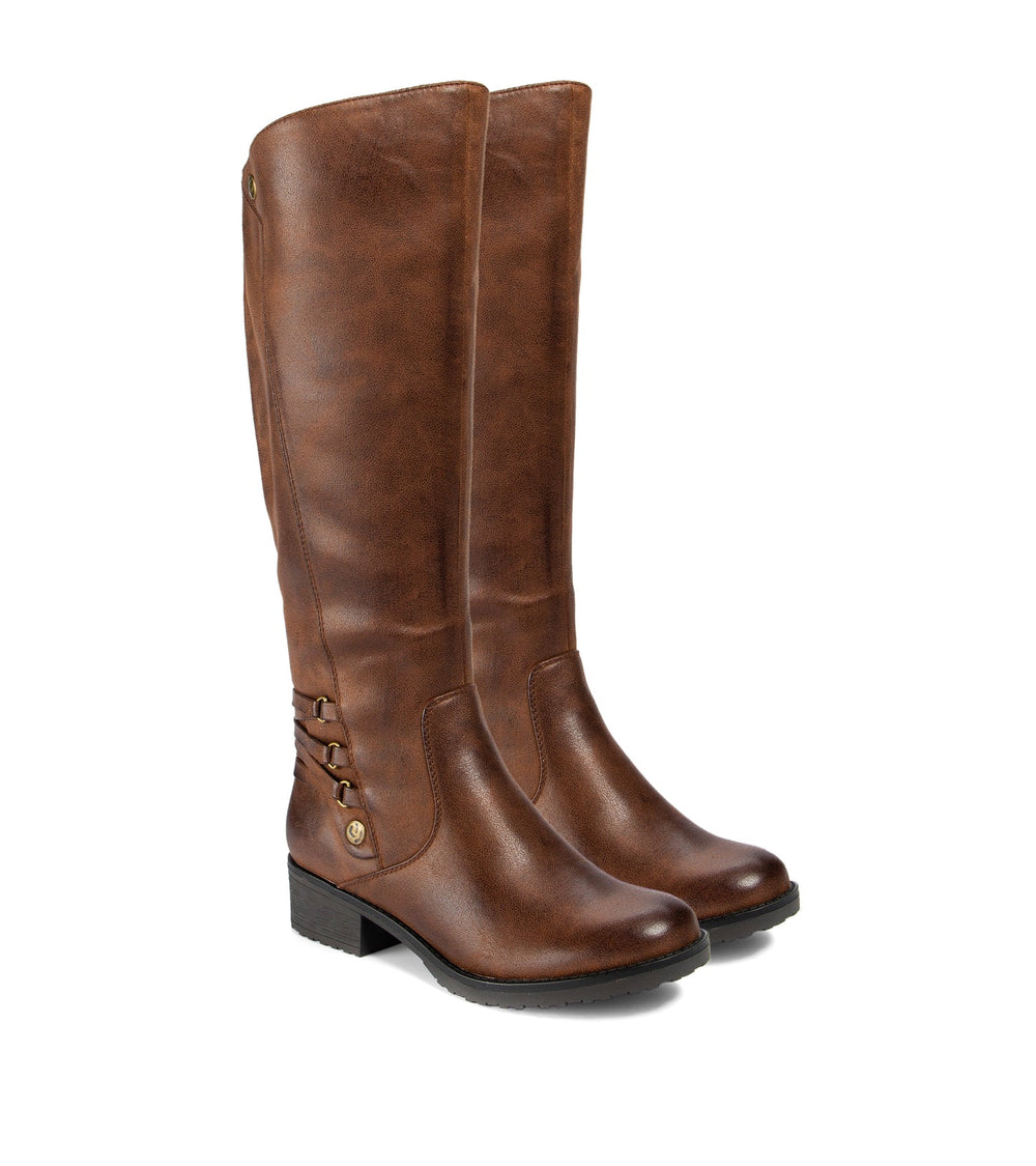 Baretraps Ornella Wide Calf Tall Boot Brush Brown