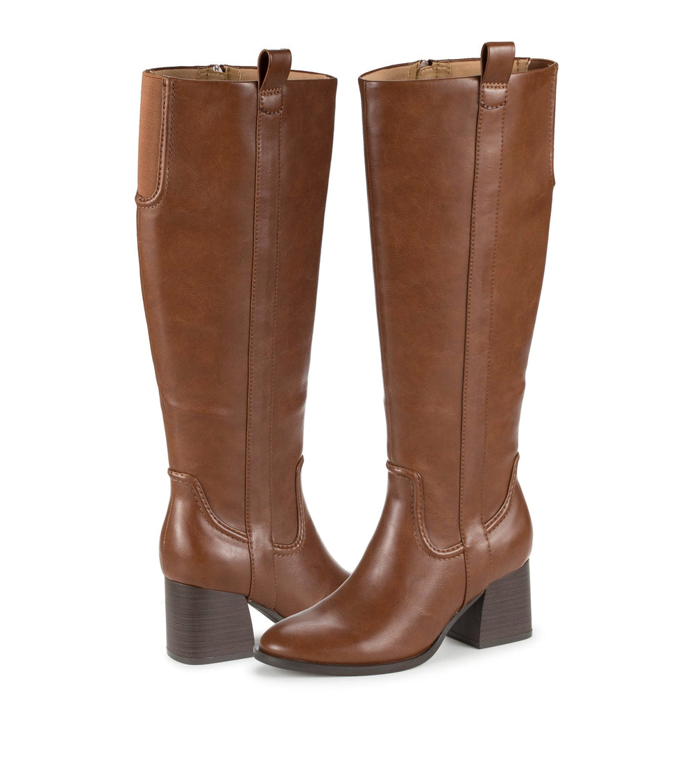 Baretraps Daicy Wide Calf Tall Boot Brush Brown/Brown