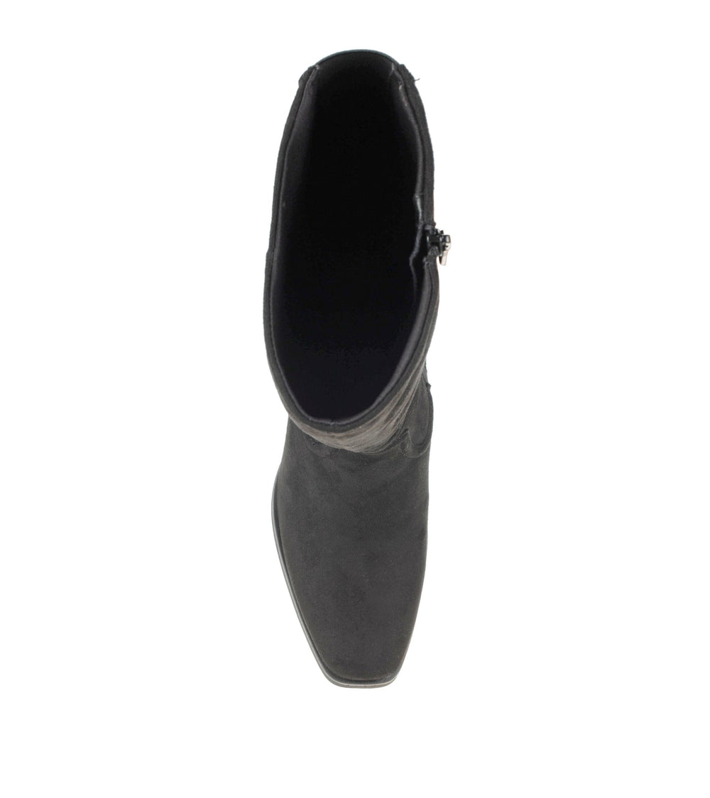 Baretraps Tammey Wide Calf Tall Boot Jet Black
