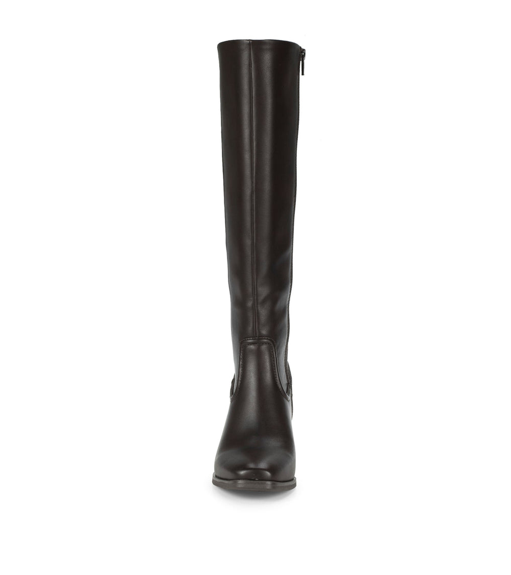 Baretraps Tammey Wide Calf Tall Boot Dark Brown