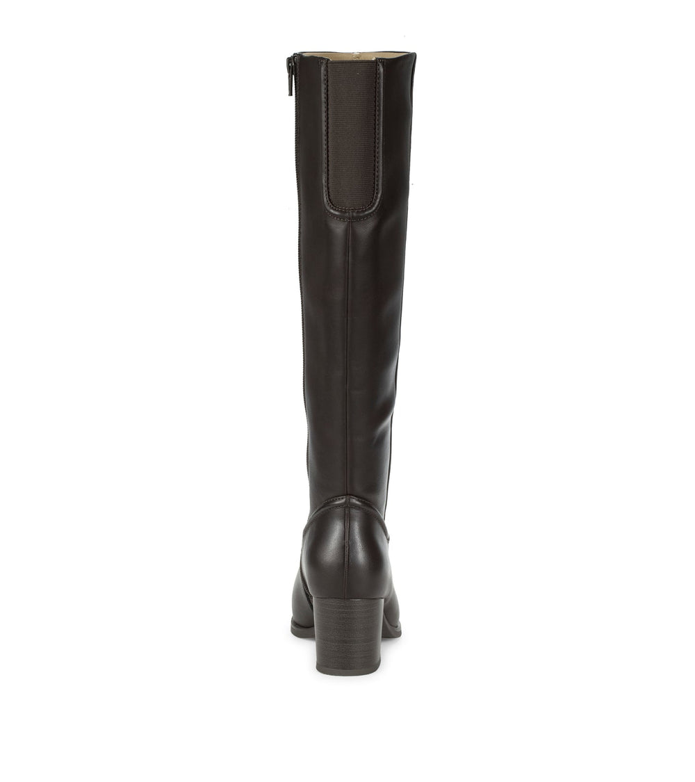 Baretraps Tammey Wide Calf Tall Boot Dark Brown