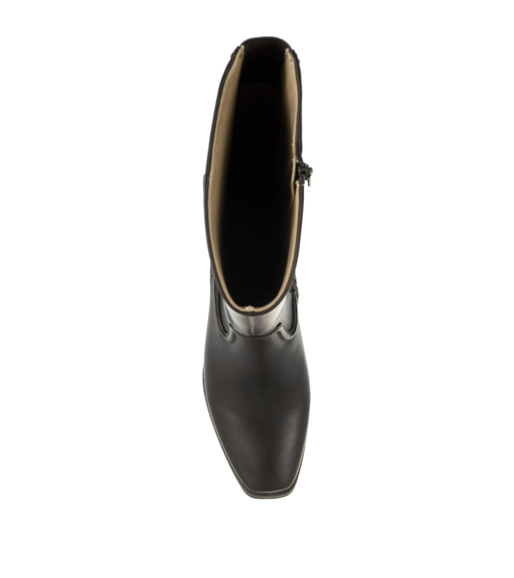 Baretraps Tammey Wide Calf Tall Boot Dark Brown