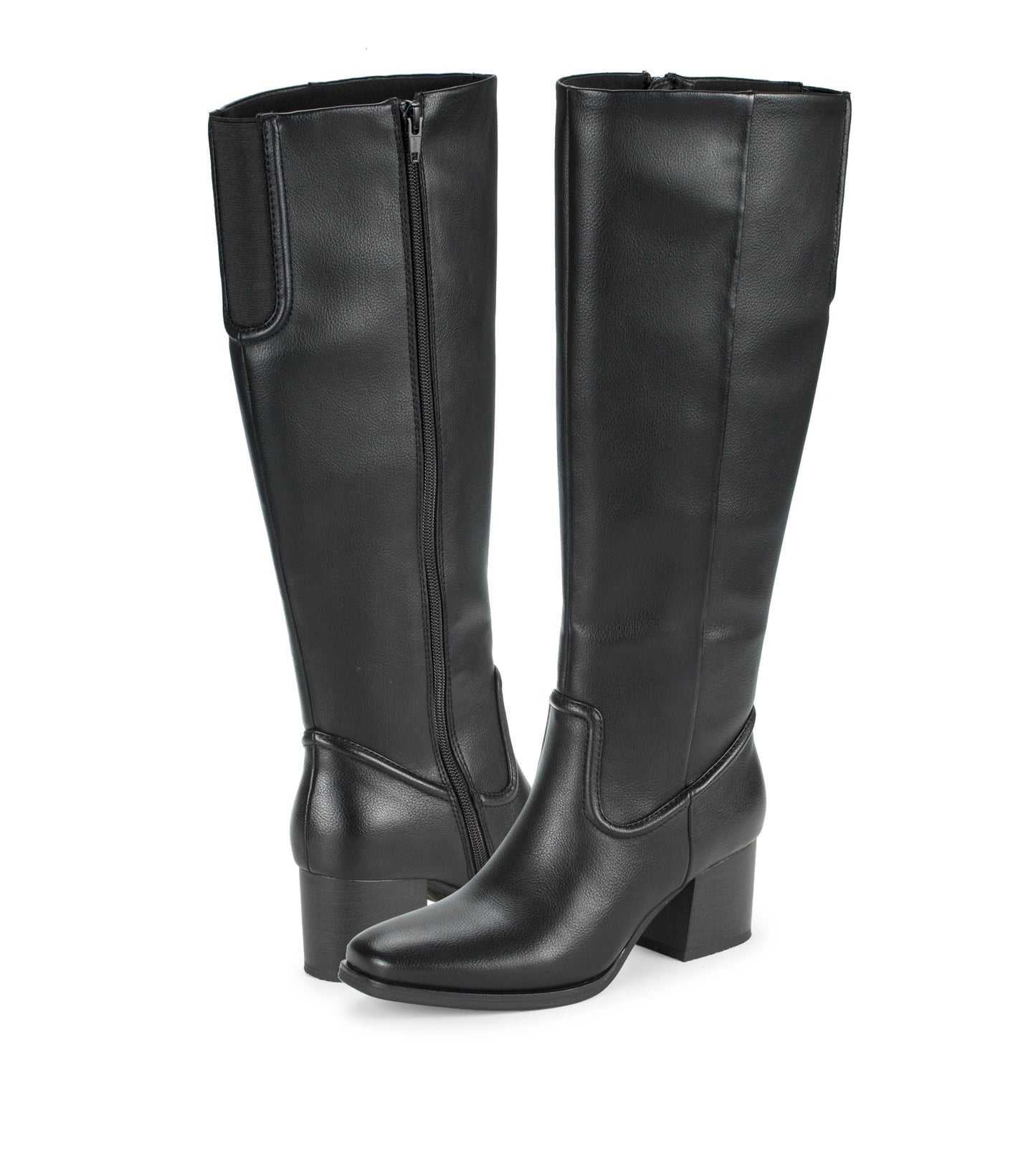 Baretraps Tammey Wide Calf Tall Boot Black Tumble
