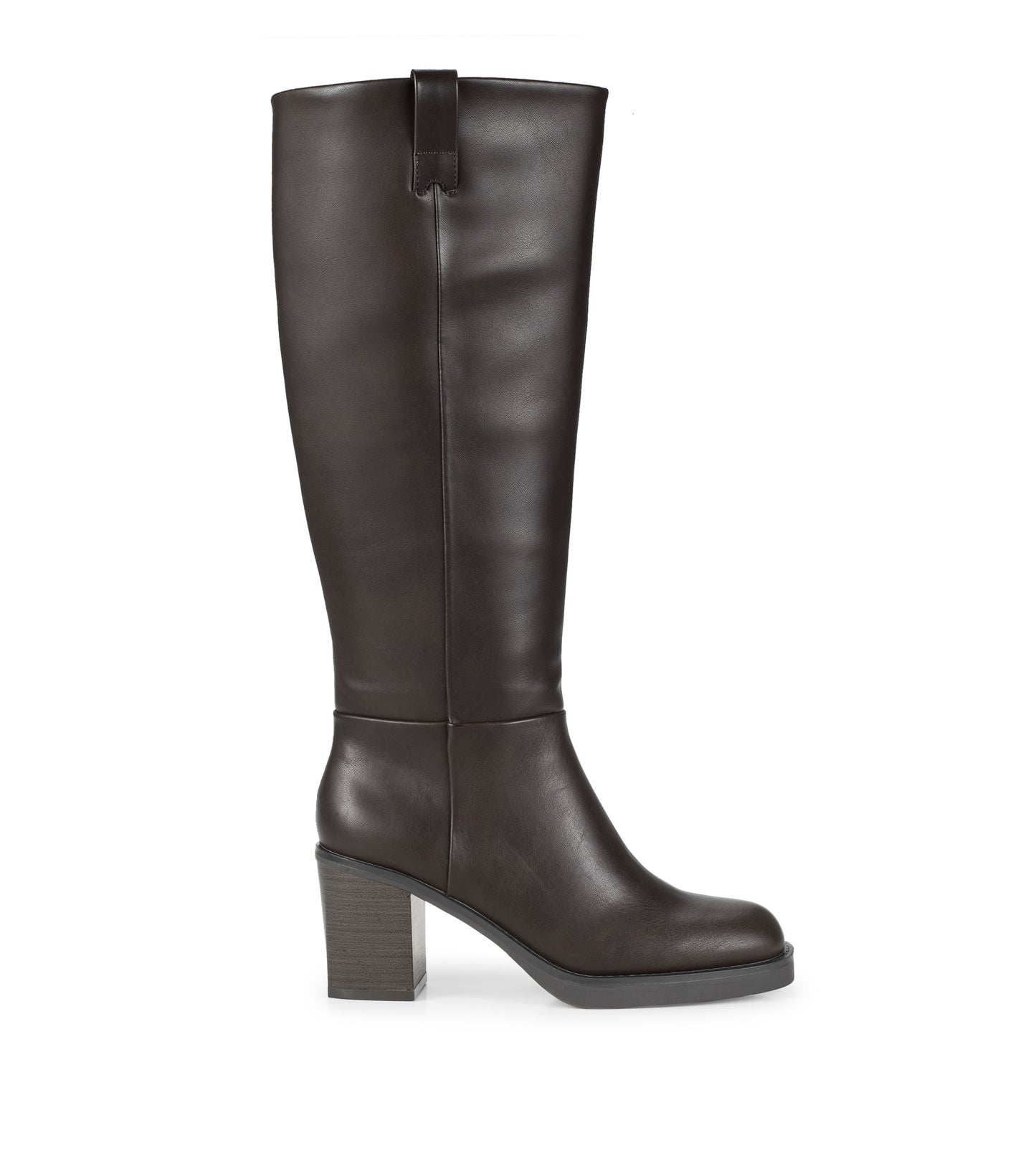 Baretraps Gretchin Wide Calf Tall Boot Dark Brown