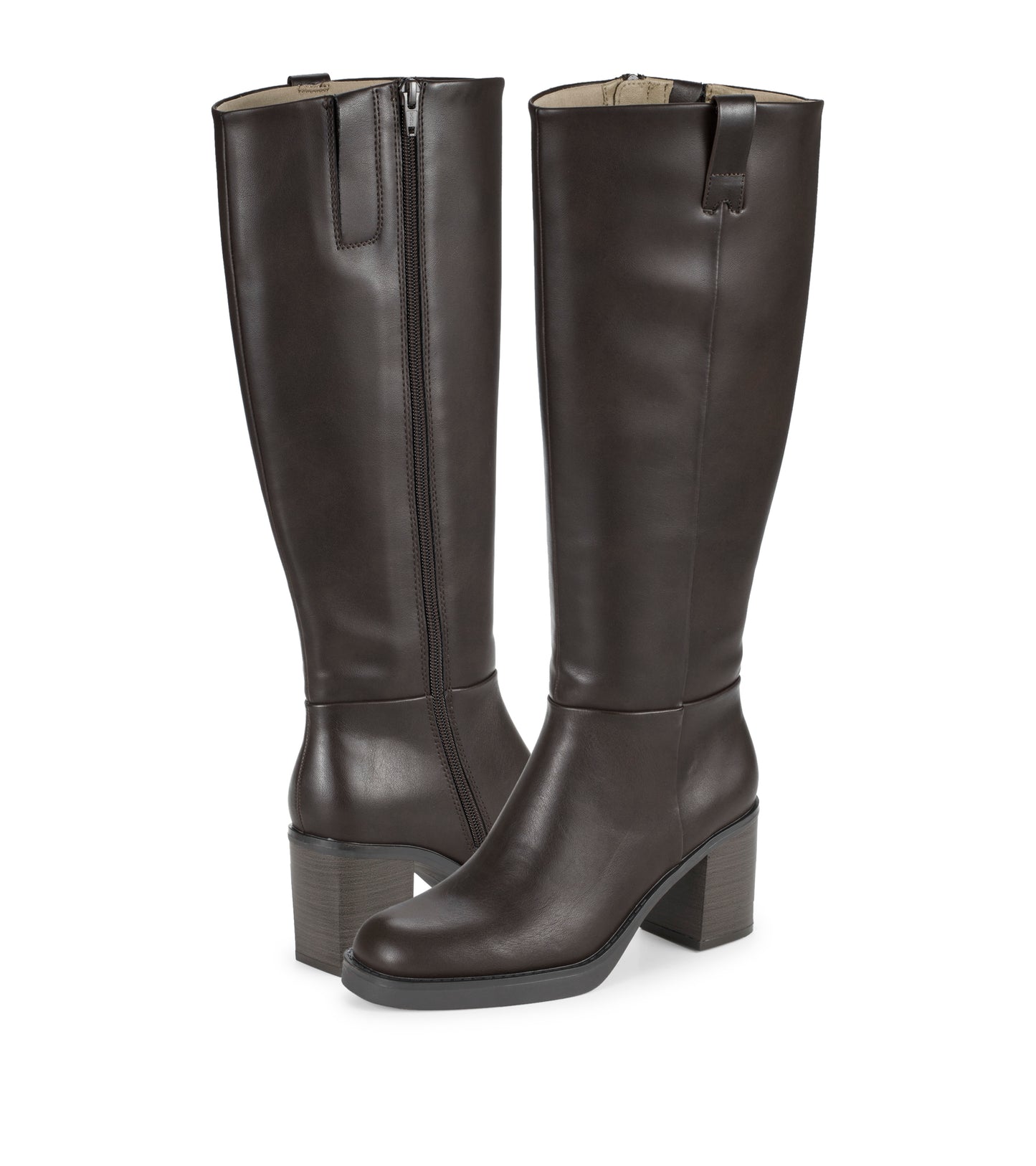 Baretraps Gretchin Wide Calf Tall Boot Dark Brown