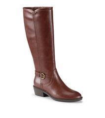 Baretraps Nena Wide Calf Riding Boot Mahogany