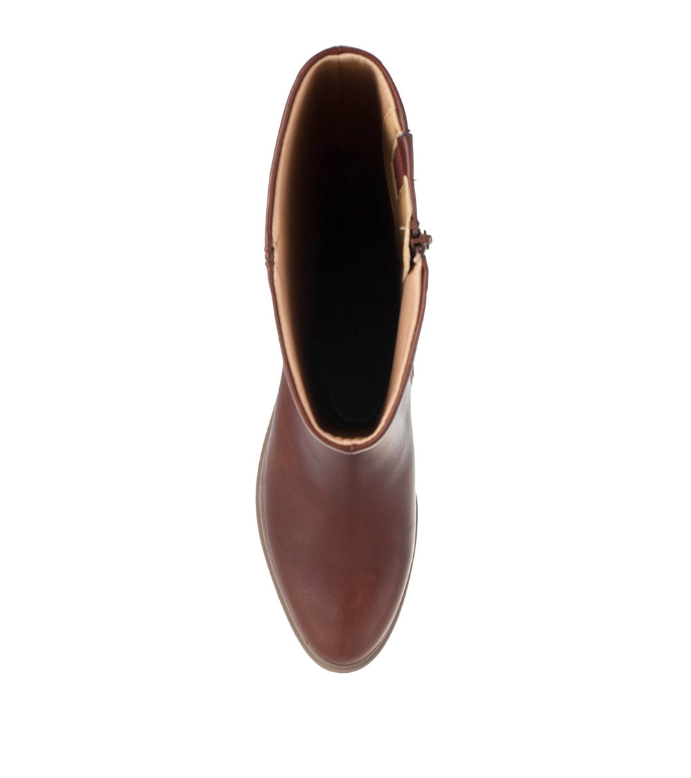 Baretraps Audria Tall Boot Mahogany