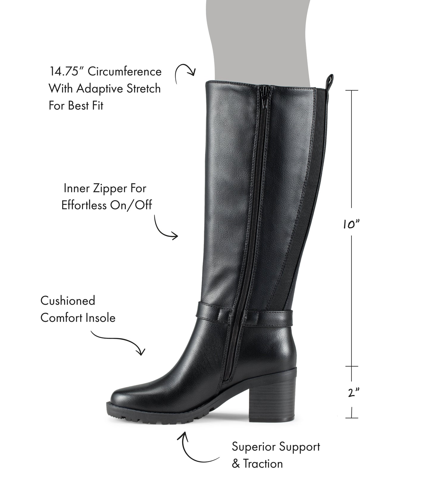Baretraps Dylia Tall Boot Black