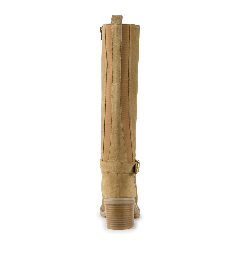 Baretraps Della Tall Boot Cognac Suede