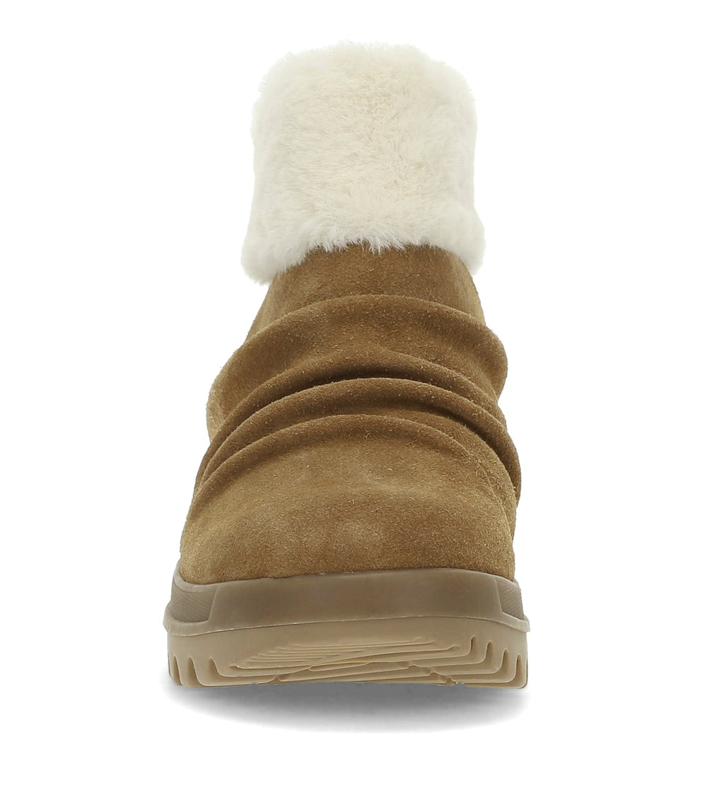 Baretraps Nuri Cold Weather Bootie Cognac Suede