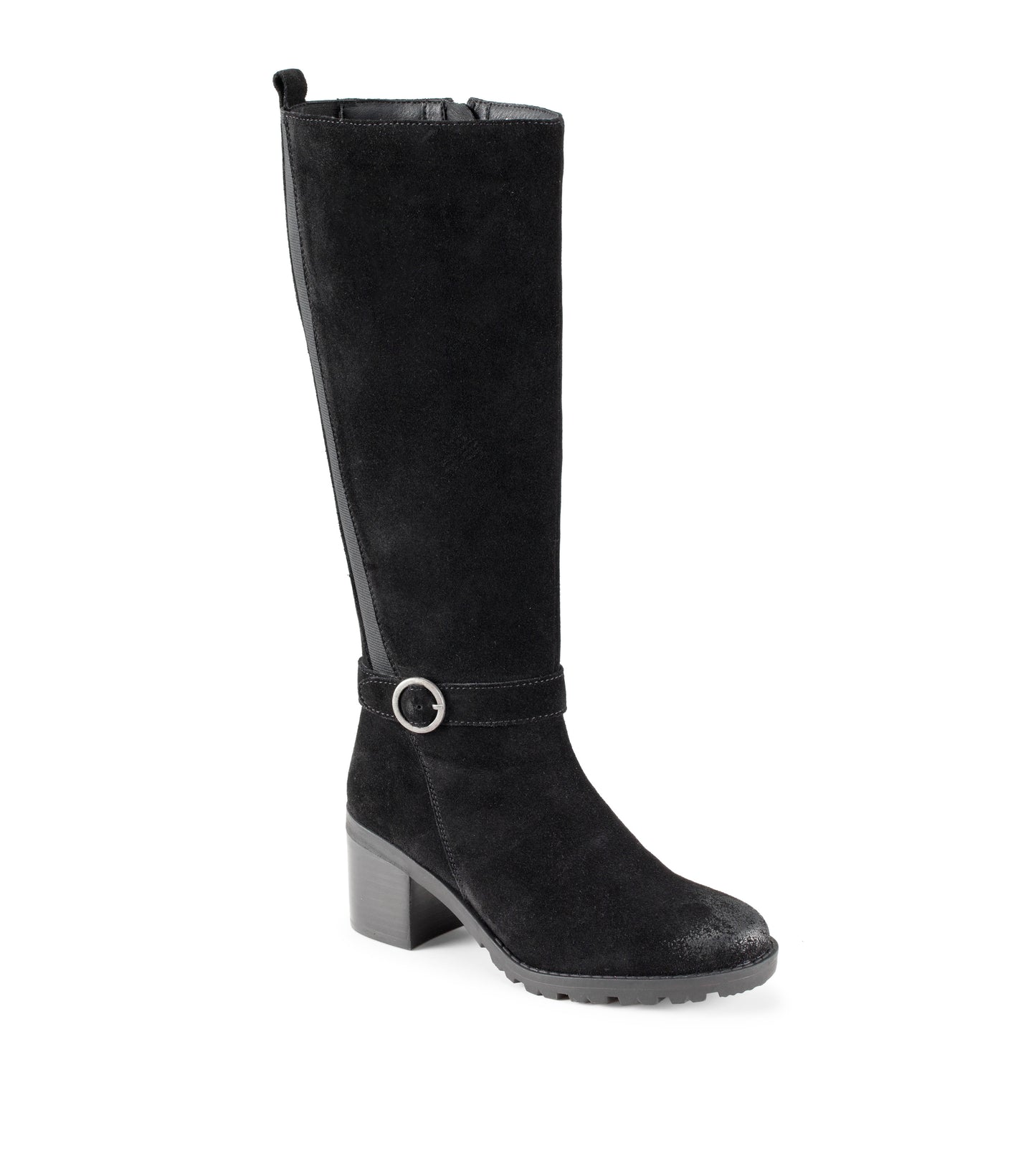 Baretraps Della Tall Boot Black Suede