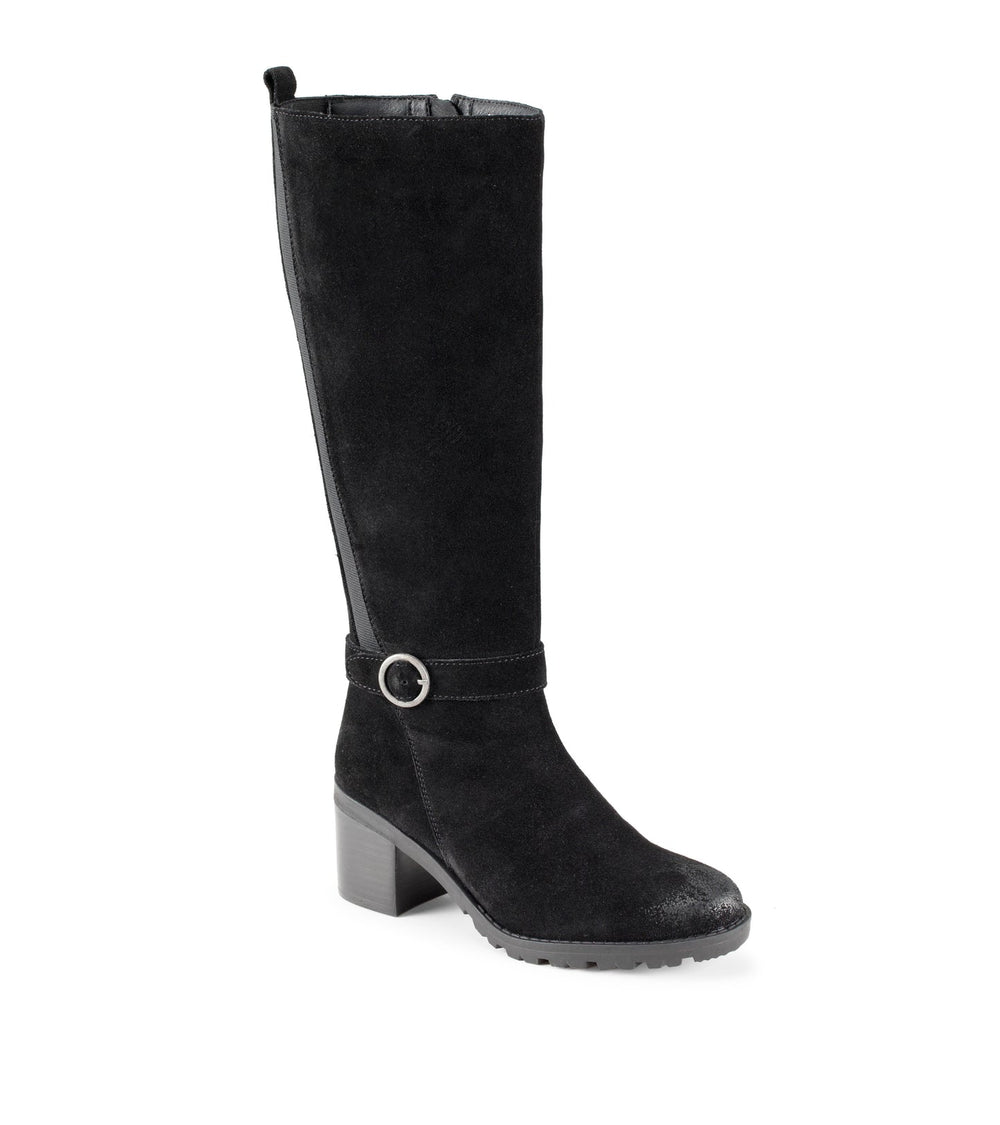 Baretraps Della Tall Boot Black Suede