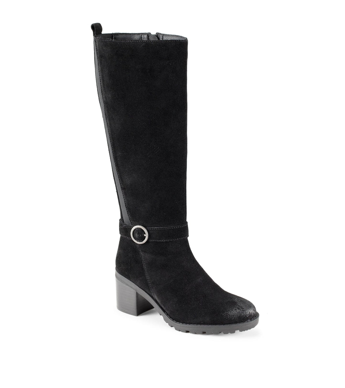 Baretraps Della Tall Boot Black Suede
