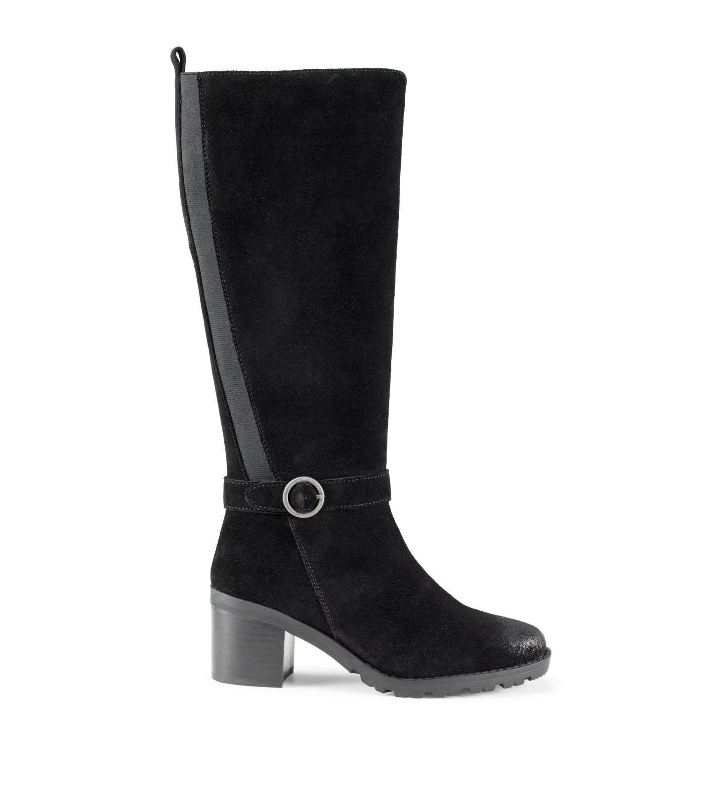 Baretraps Della Tall Boot Black Suede