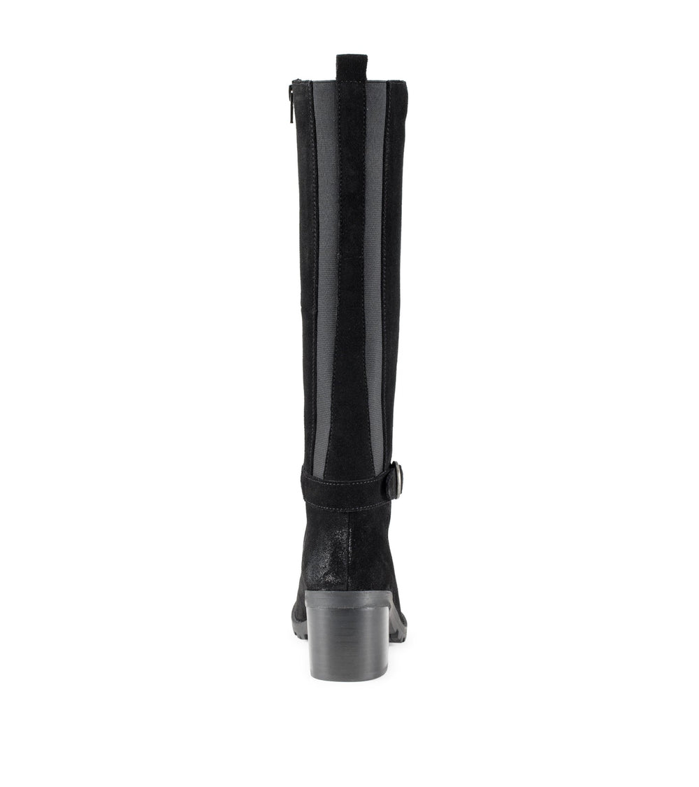 Baretraps Della Tall Boot Black Suede