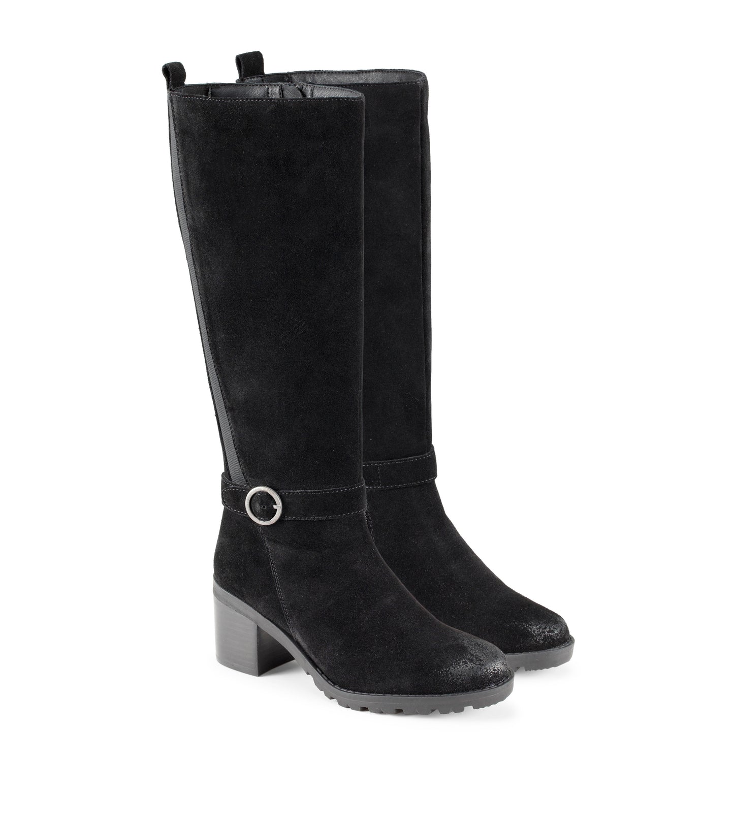 Baretraps Della Tall Boot Black Suede