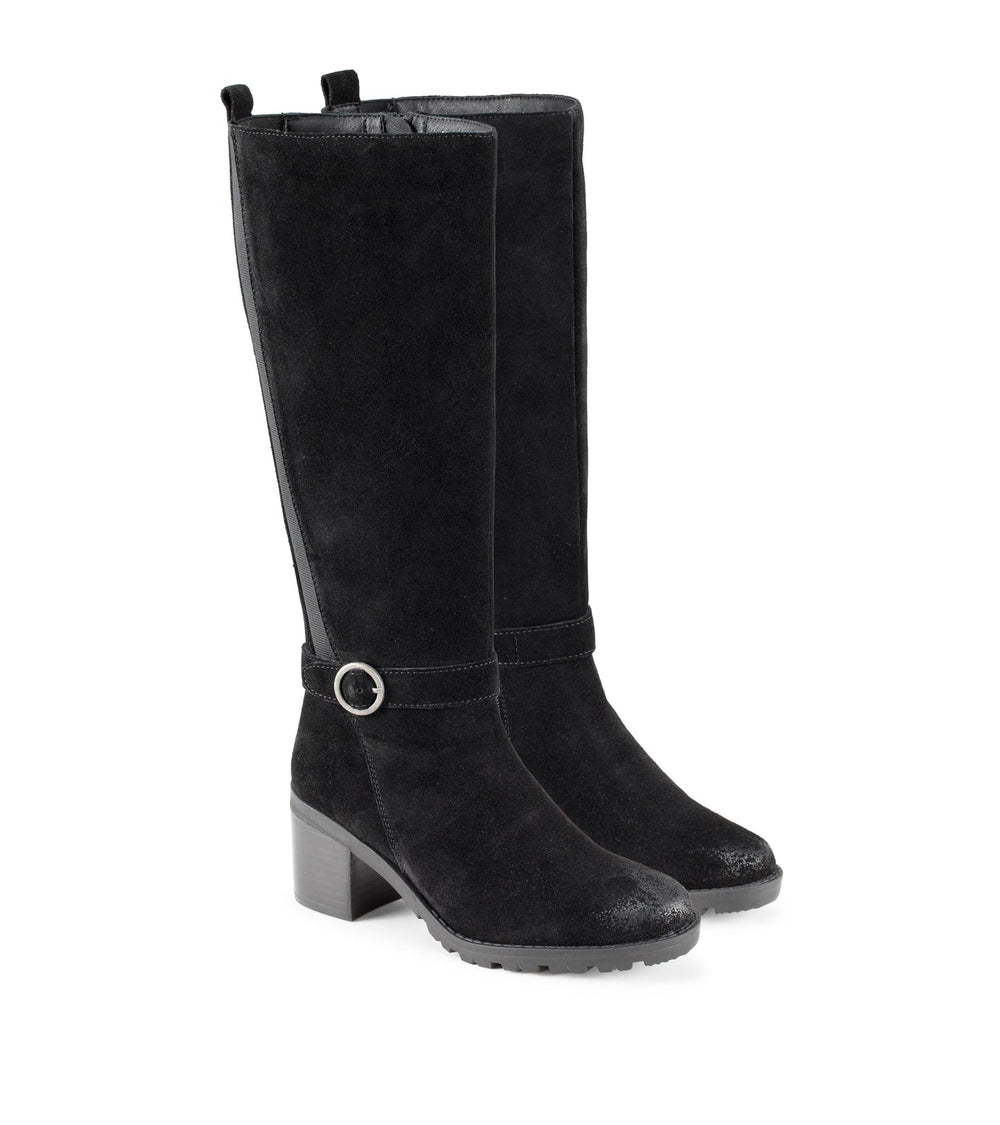 Baretraps Della Tall Boot Black Suede