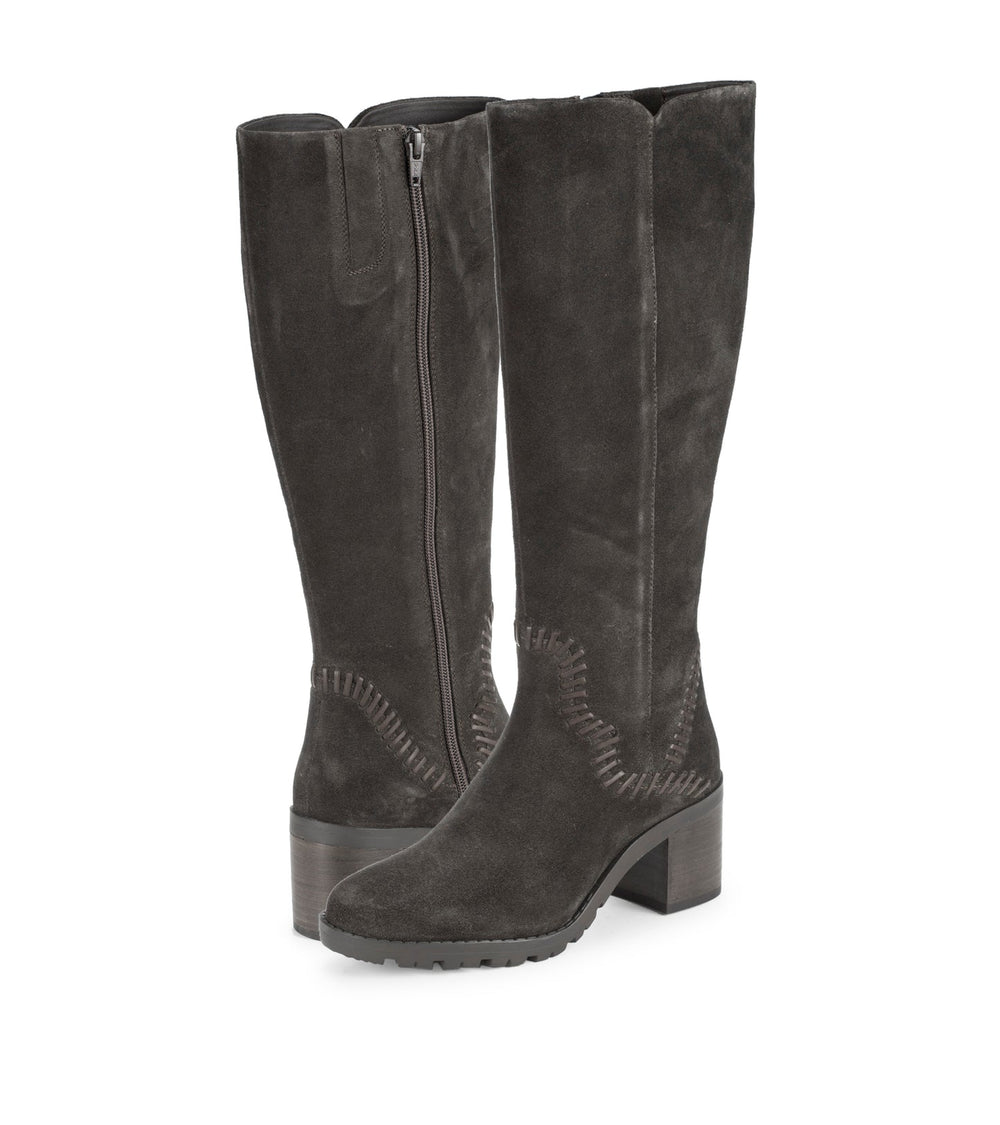 Baretraps Darcie Tall Boot Dark Brown Suede