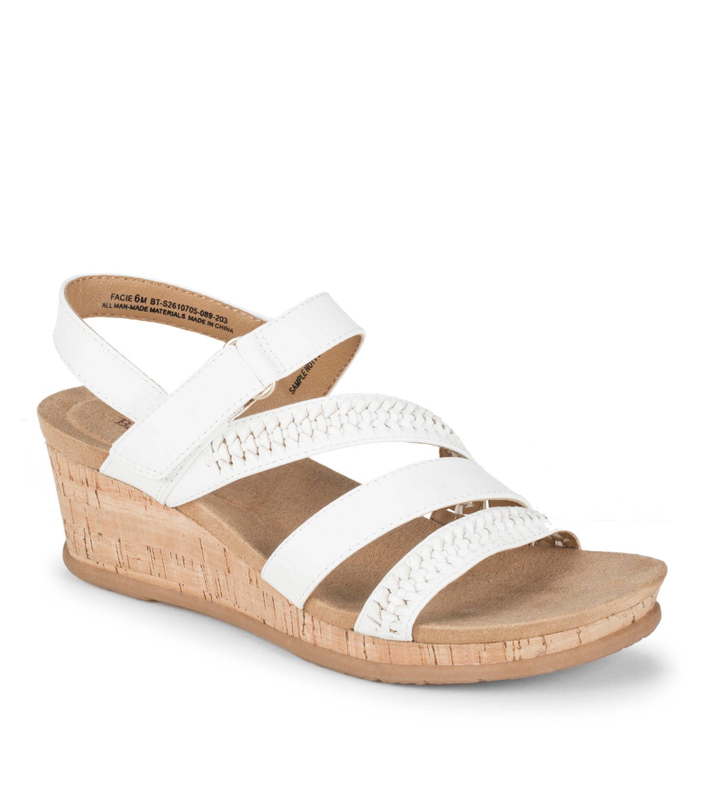 Baretraps Facie Wedge Sandal White