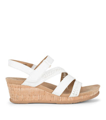 Baretraps Facie Wedge Sandal White