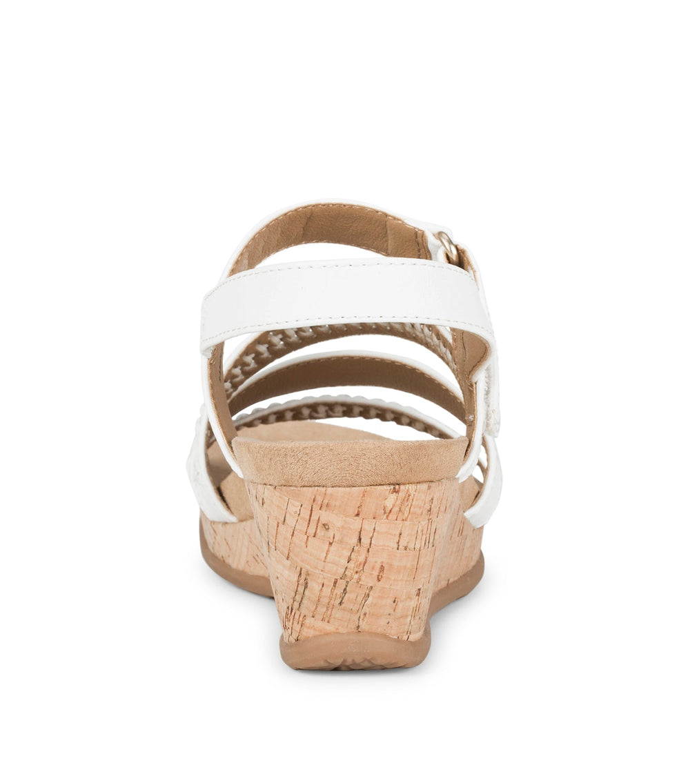 Baretraps Facie Wedge Sandal White