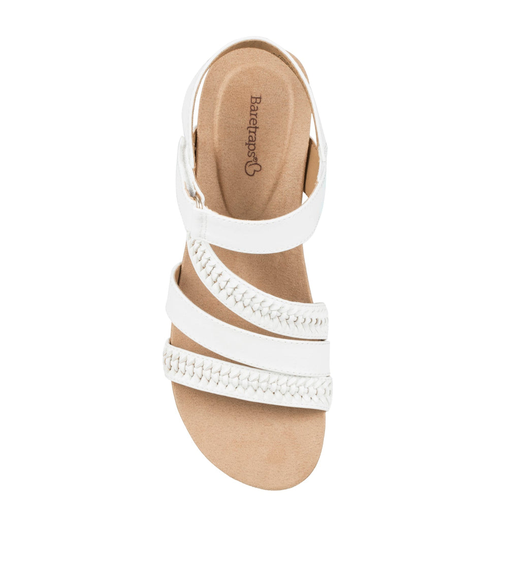 Baretraps Facie Wedge Sandal White