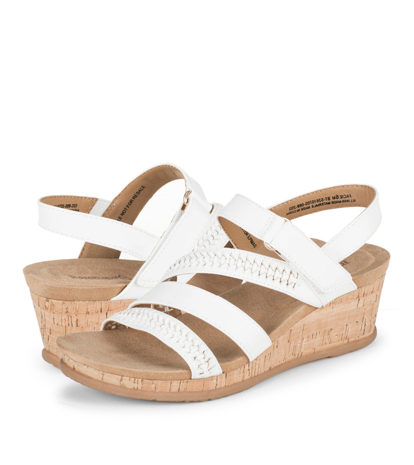 Baretraps Facie Wedge Sandal White