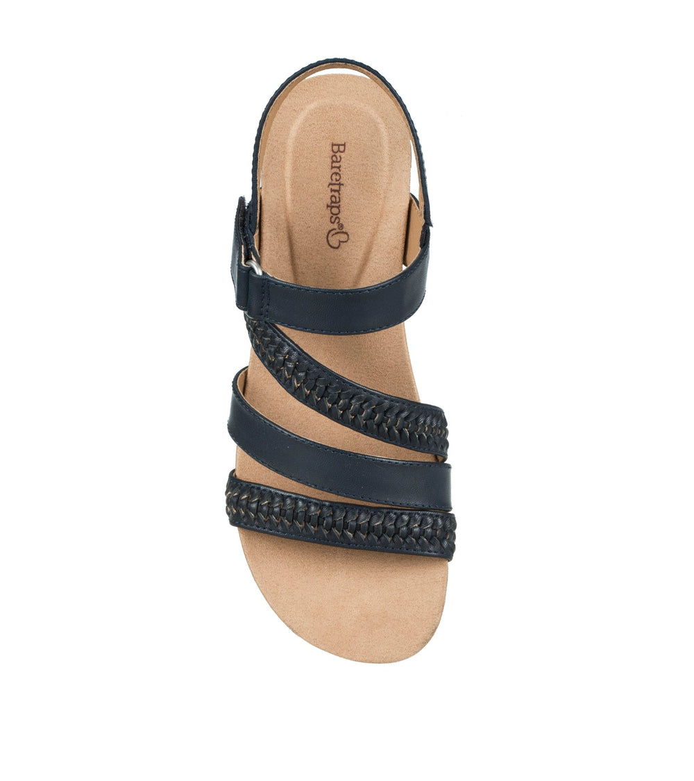 Baretraps Facie Wedge Sandal Navy