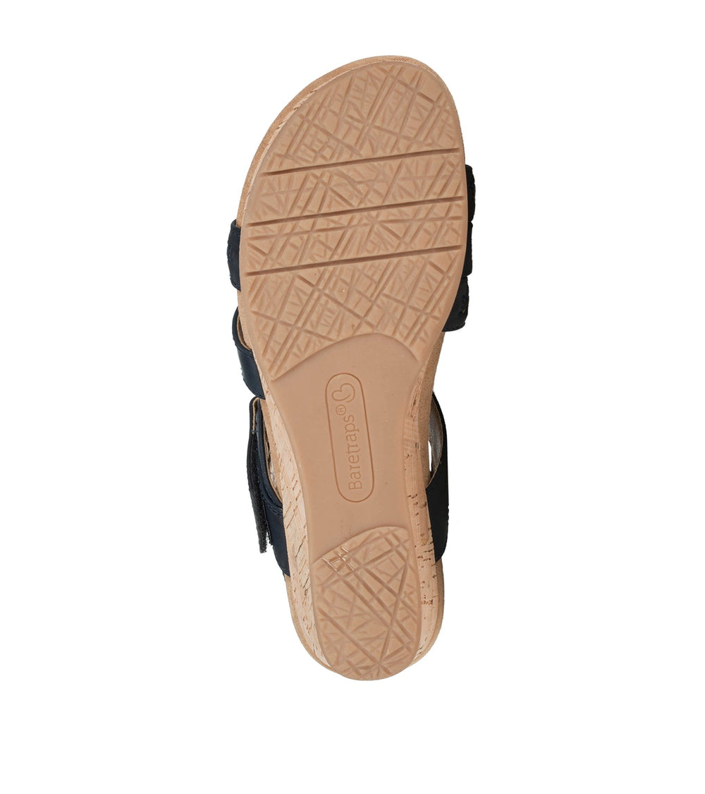 Baretraps Facie Wedge Sandal Navy