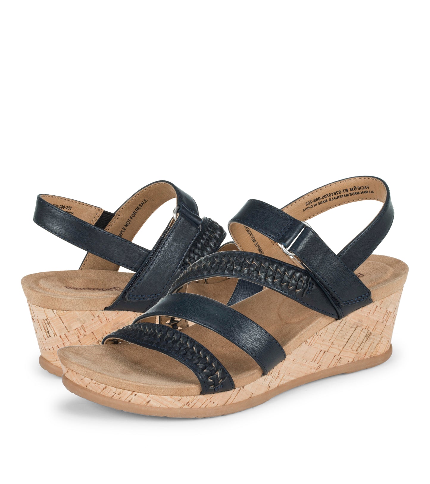 Baretraps Facie Wedge Sandal Navy