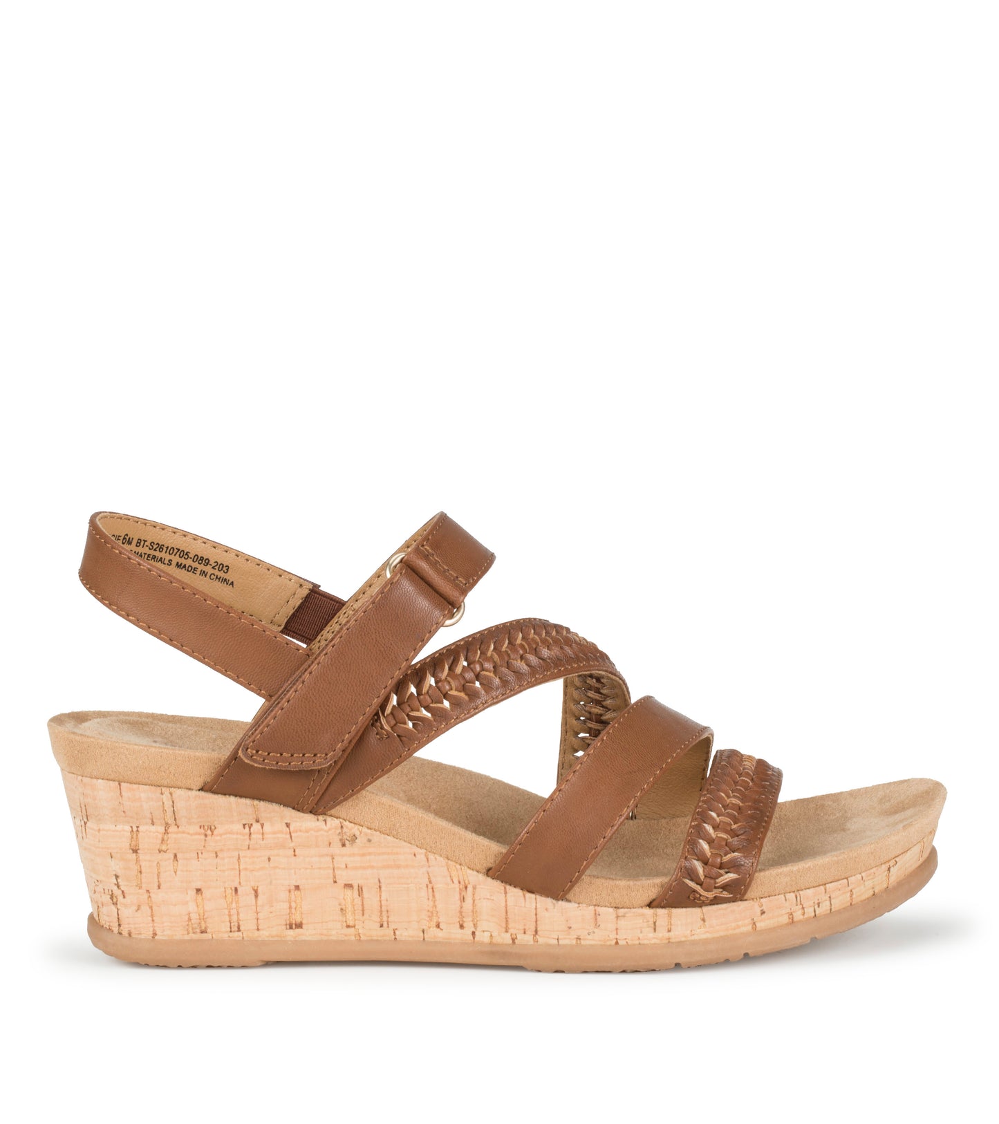 Baretraps Facie Wedge Sandal Dark Beechnut
