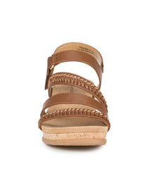 Baretraps Facie Wedge Sandal Dark Beechnut
