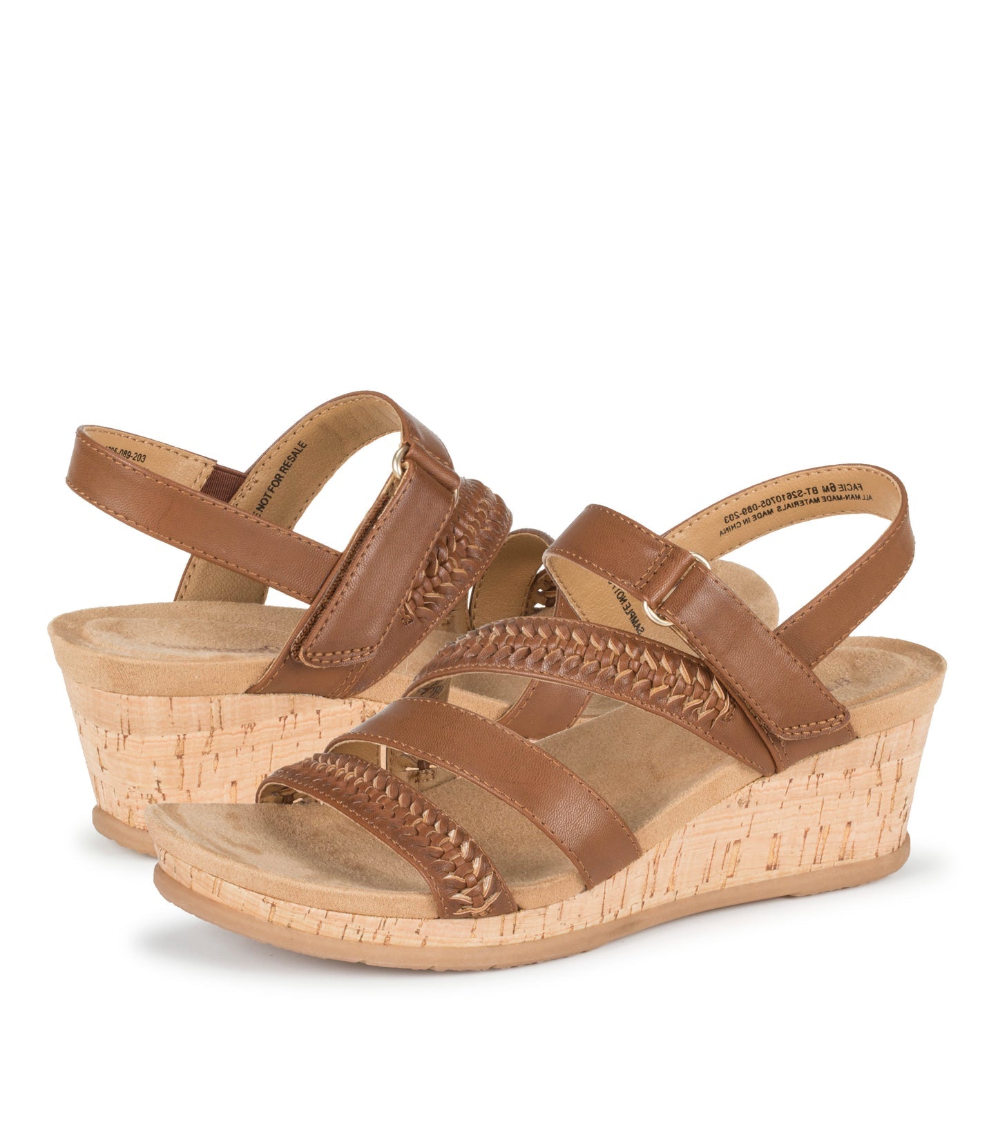 Baretraps Facie Wedge Sandal Dark Beechnut