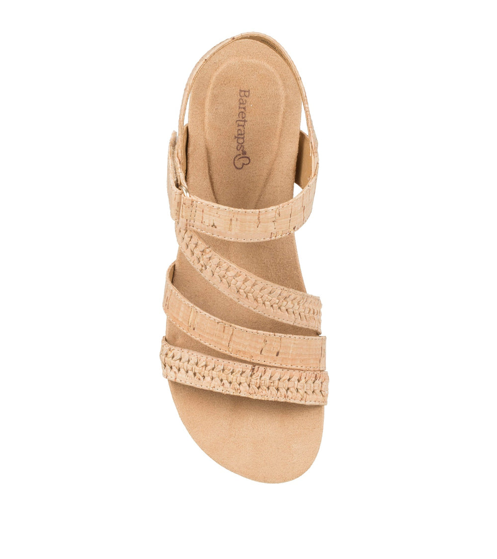 Baretraps Facie Wedge Sandal Natural