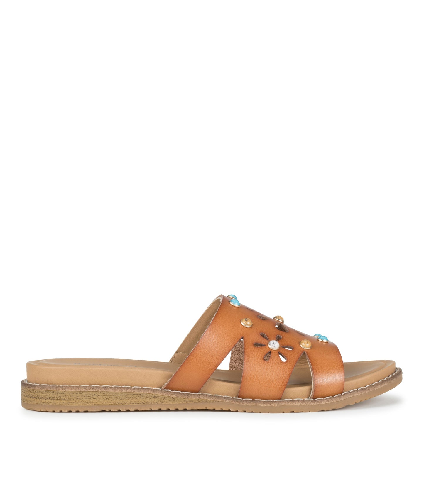 Baretraps Nadina Slide Sandal Dark Caramel