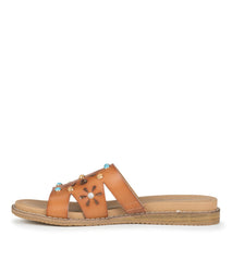 Baretraps Nadina Slide Sandal Dark Caramel
