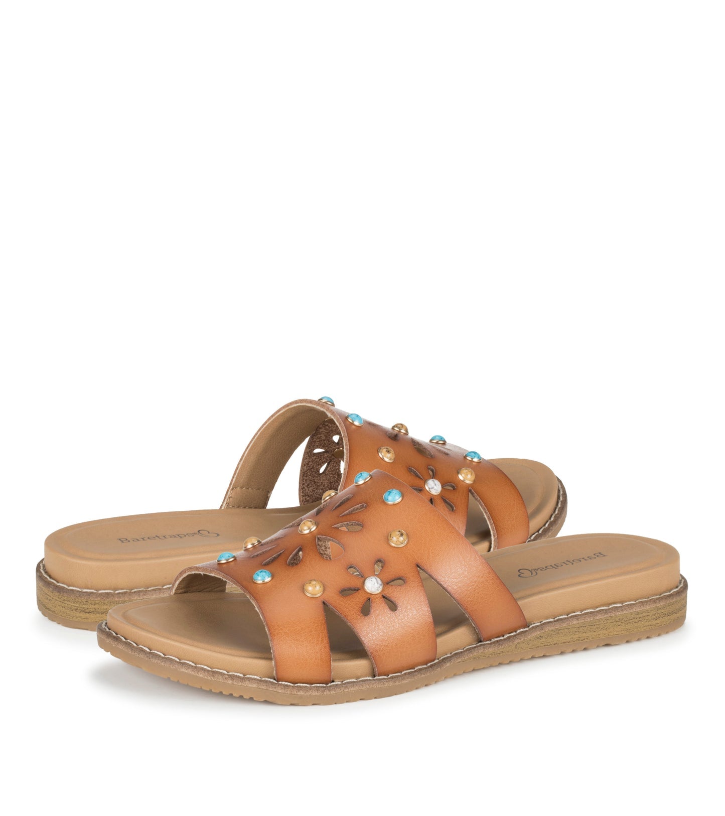 Baretraps Nadina Slide Sandal Dark Caramel