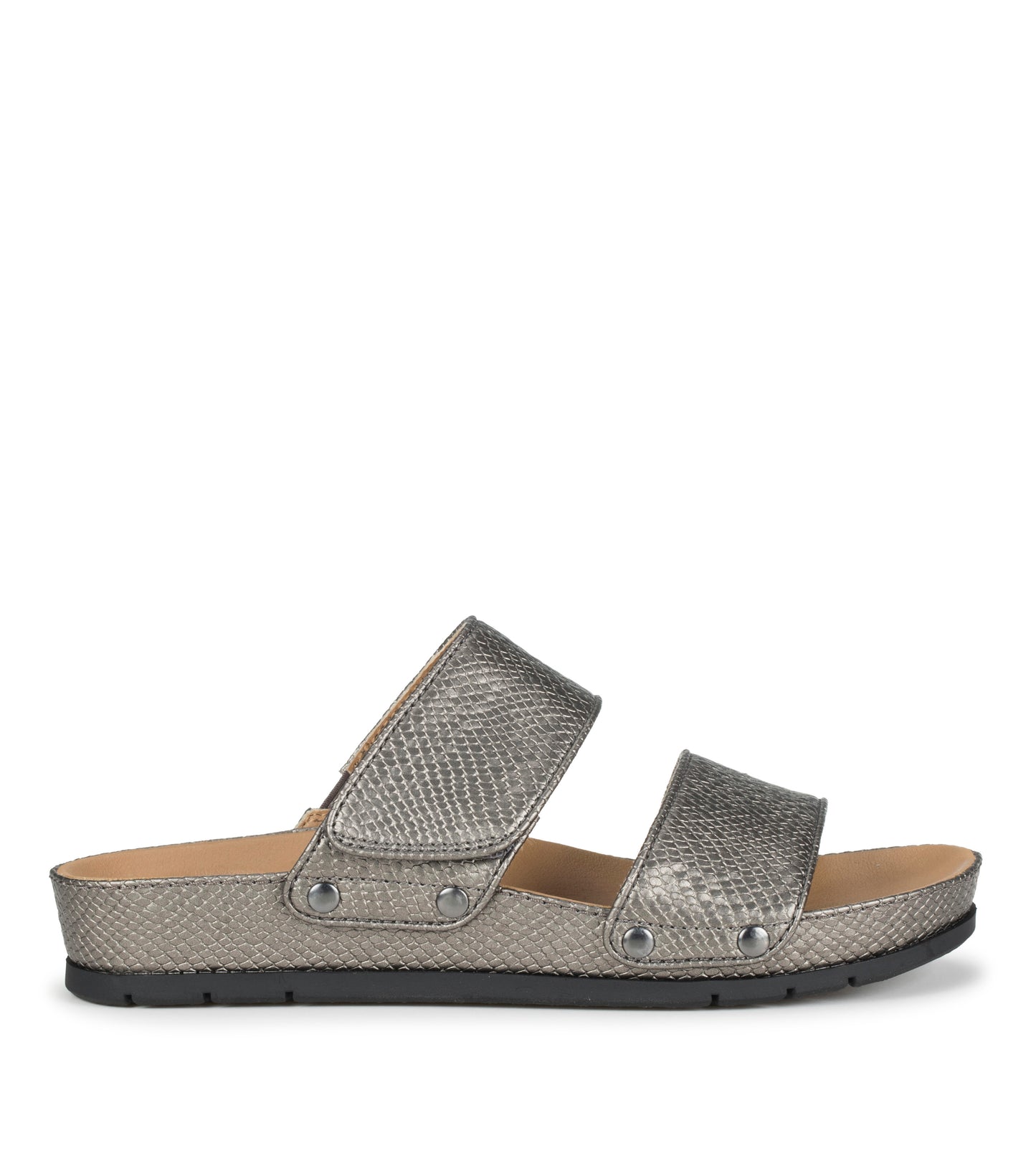 Baretraps Wilana Slide Sandal Pewter