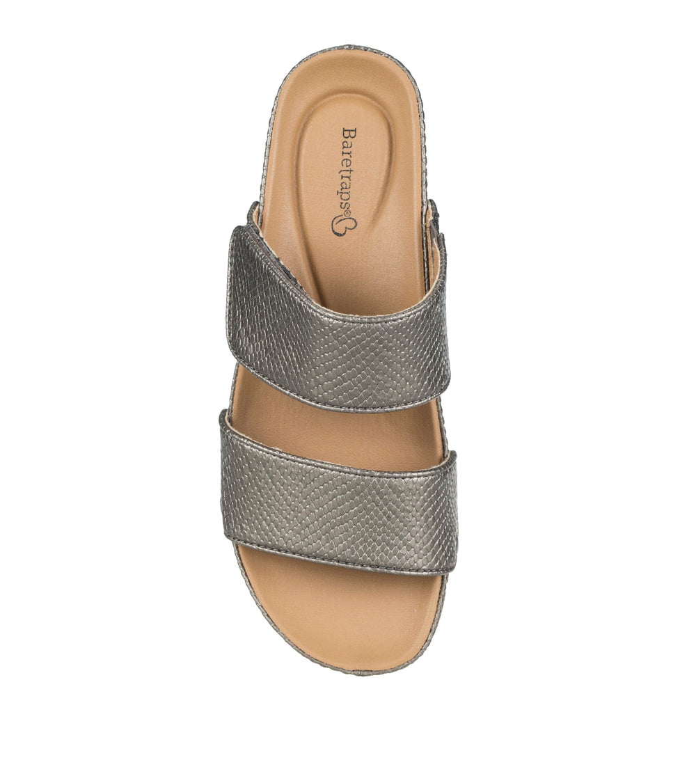 Baretraps Wilana Slide Sandal Pewter