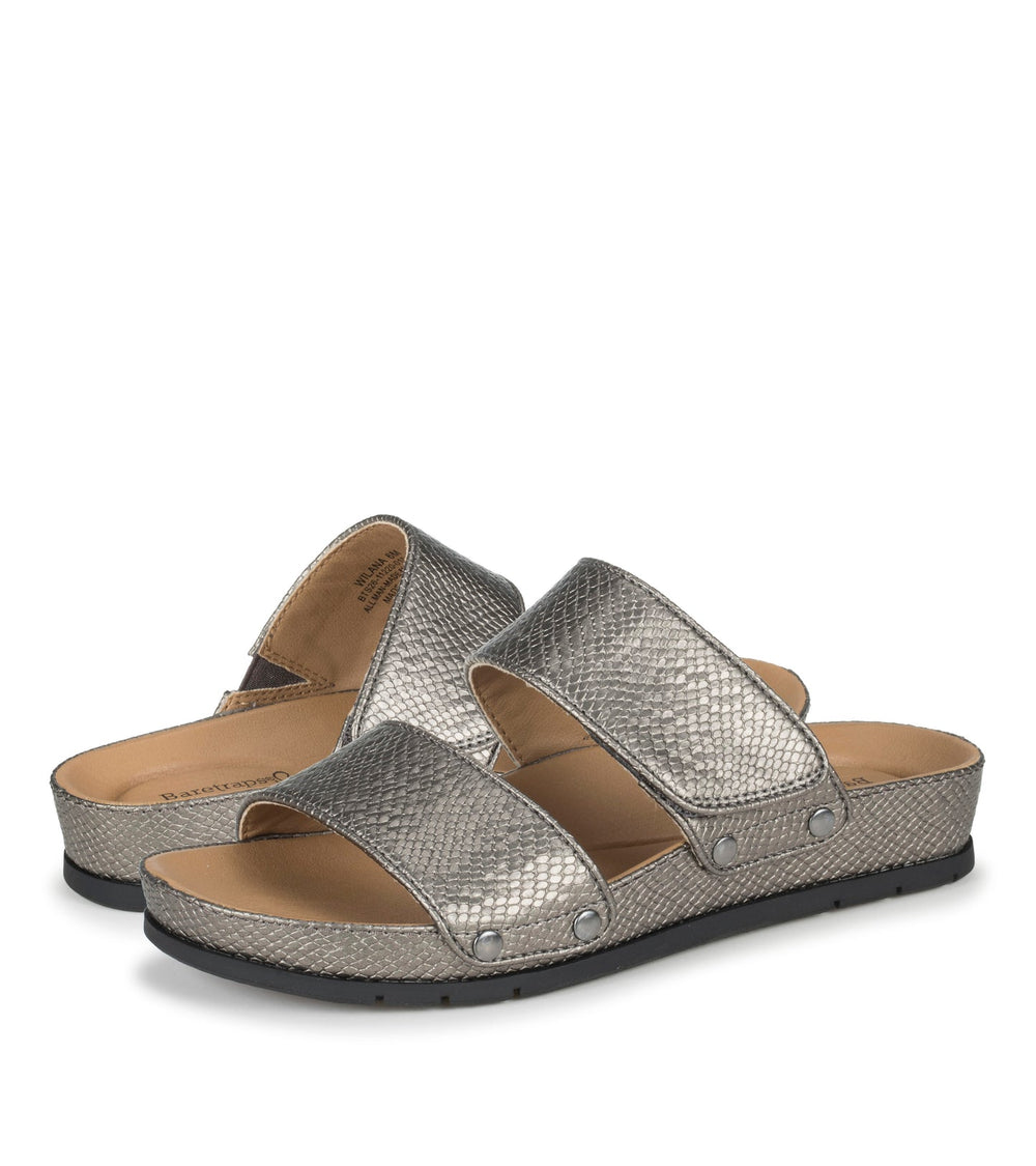Baretraps Wilana Slide Sandal Pewter