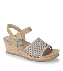 Baretraps Fernelle Wedge Sandal Champagne