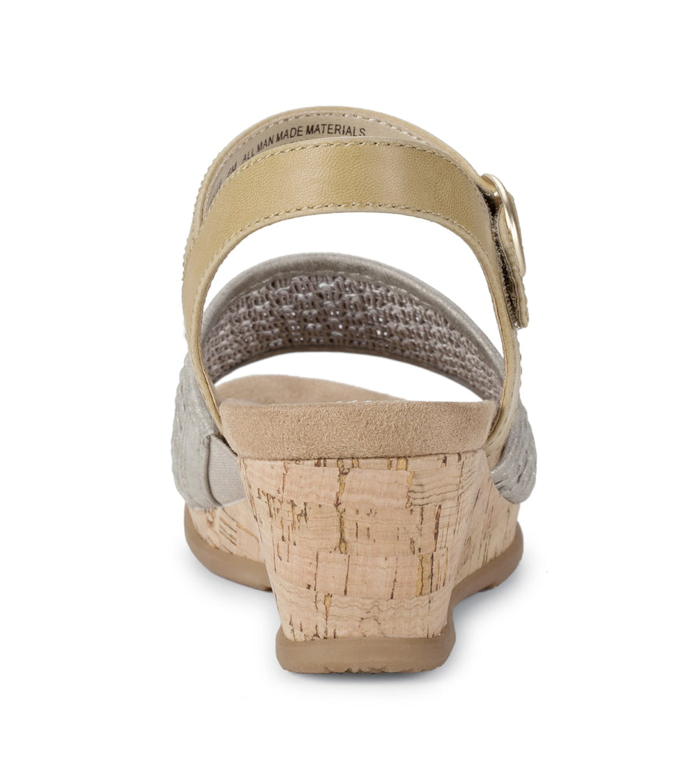 Baretraps Fernelle Wedge Sandal Champagne