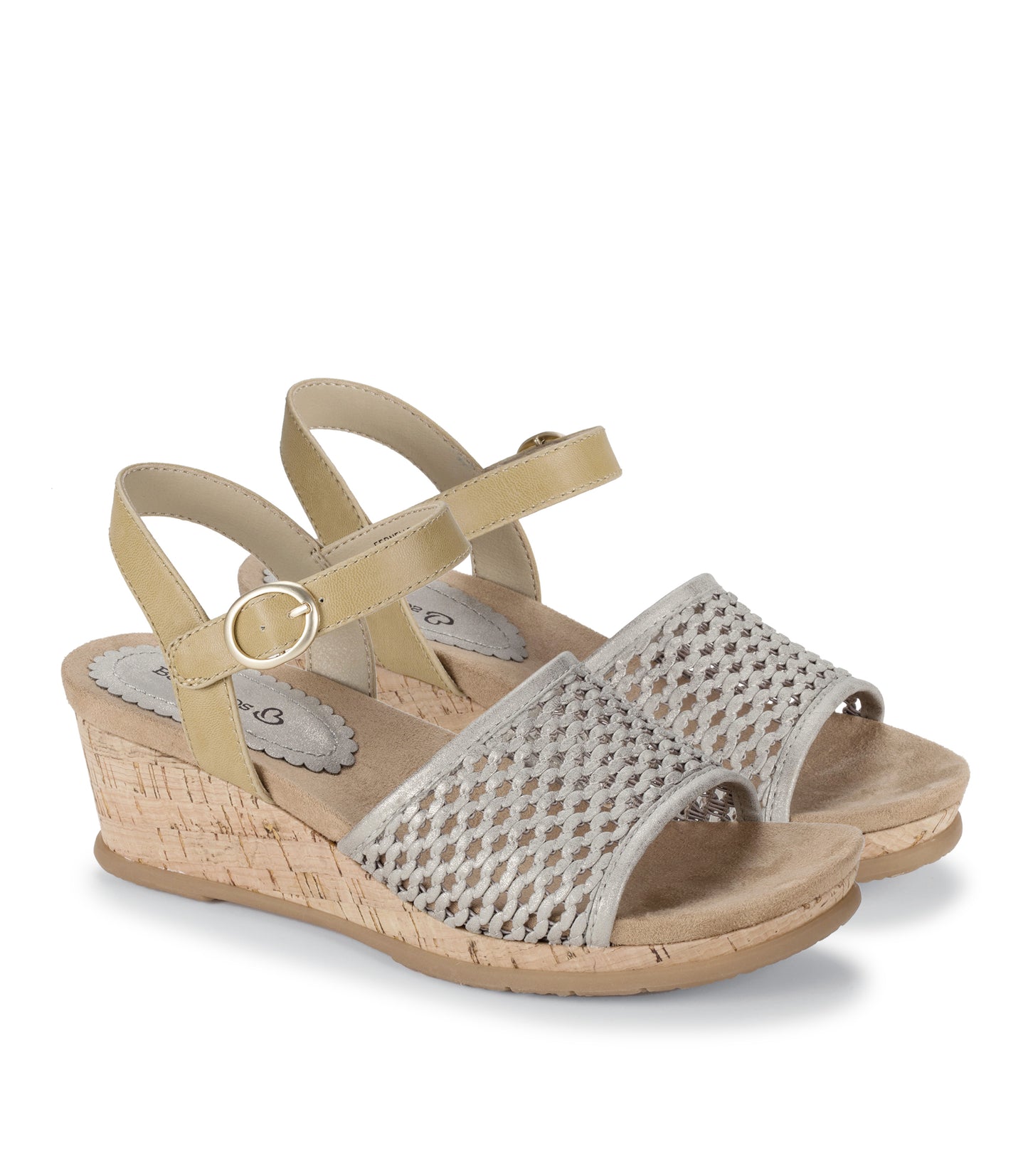 Baretraps Fernelle Wedge Sandal Champagne