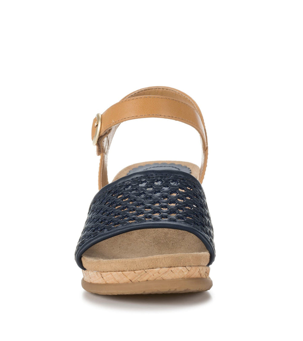 Baretraps Fernelle Wedge Sandal Navy Blue