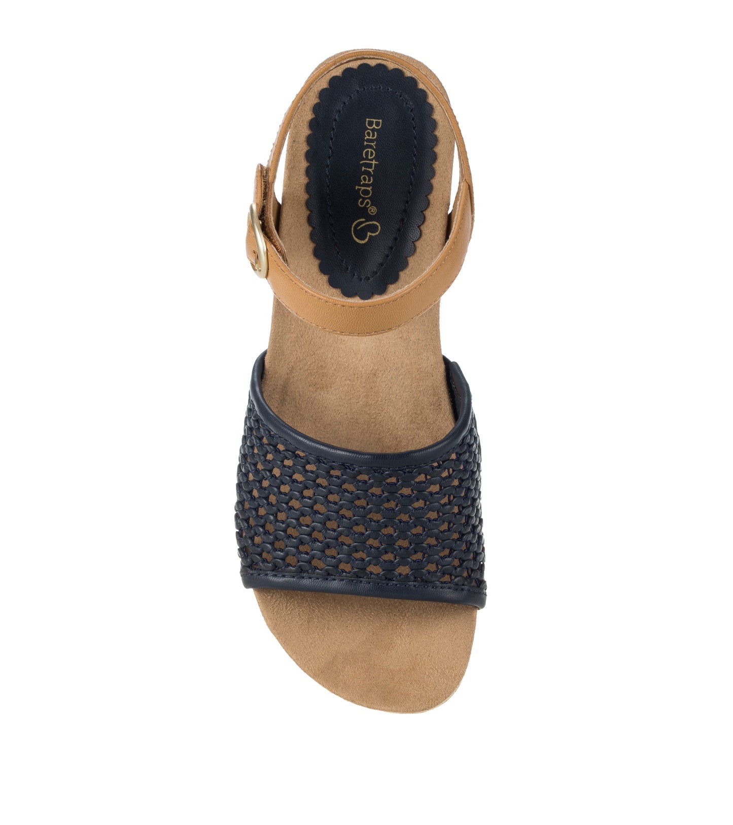 Baretraps Fernelle Wedge Sandal Navy Blue