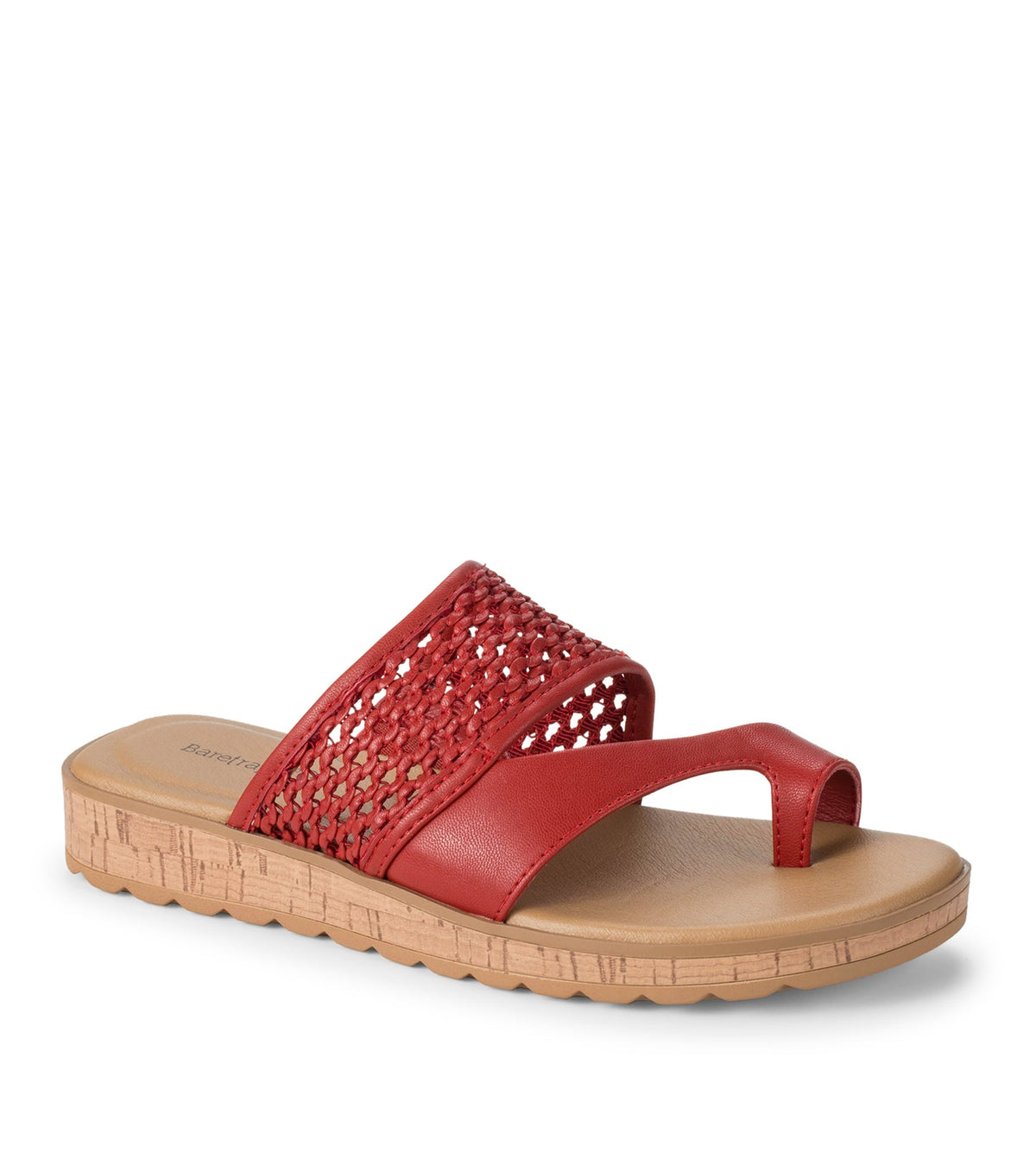 Baretraps Gibby Slide Sandal Cherry Red