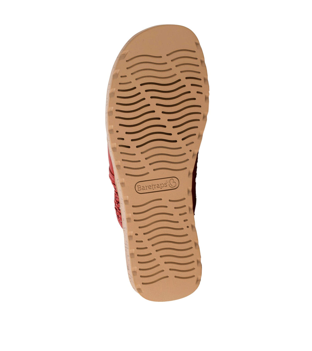 Baretraps Gibby Slide Sandal Cherry Red
